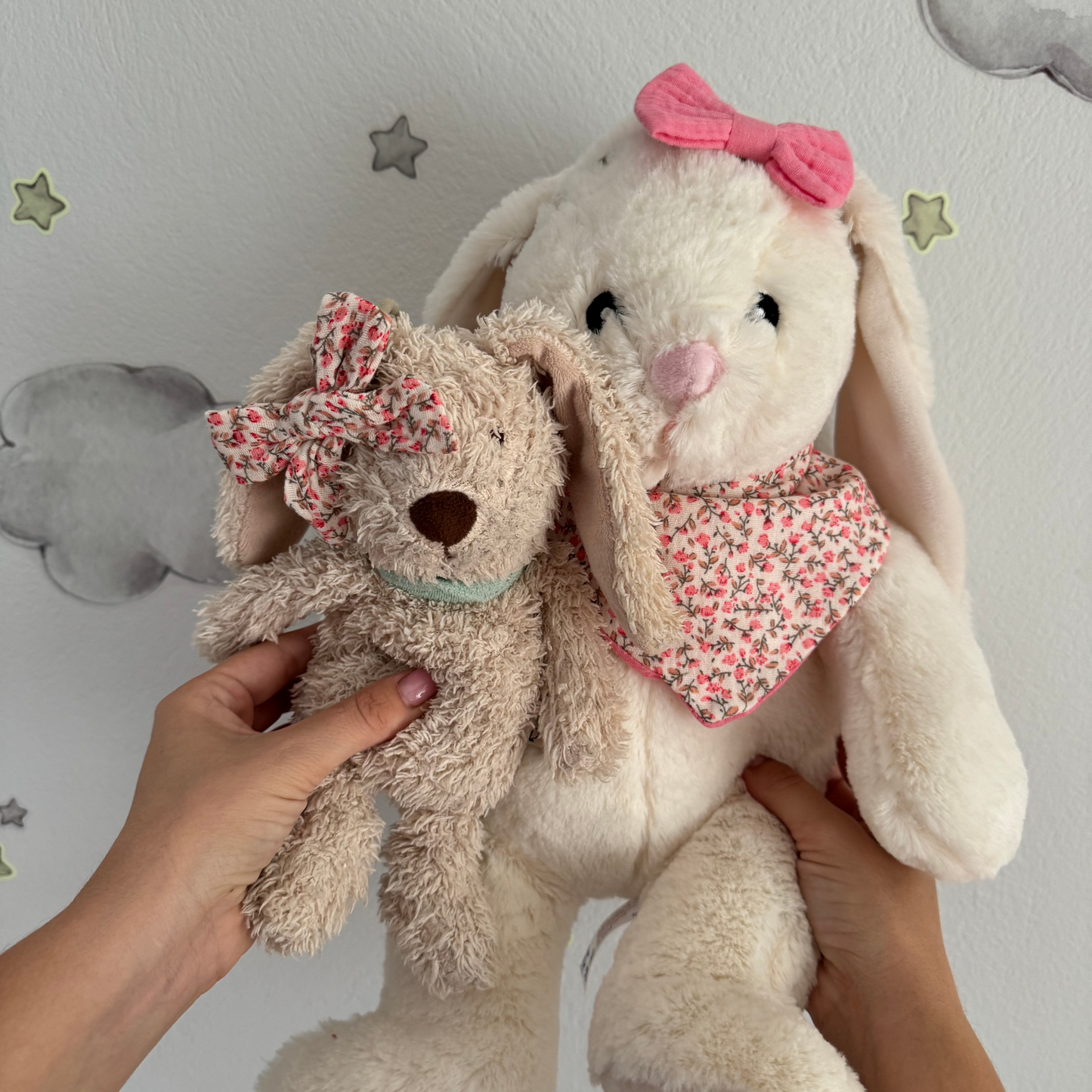 Bowtique Σετ Κορδέλες / Μουσελίνα Ρόζ