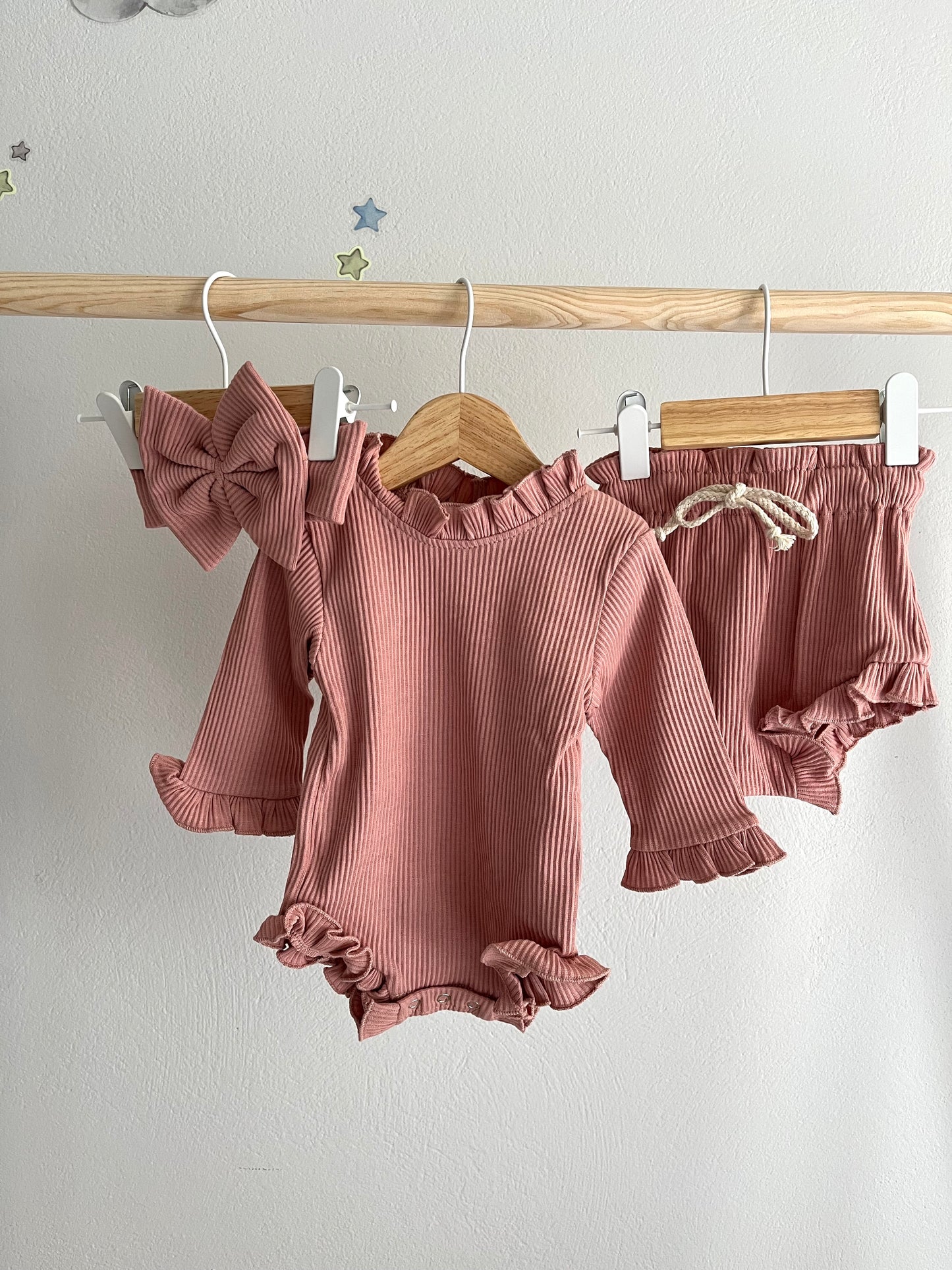 Rosewood Ruffle Σέτ