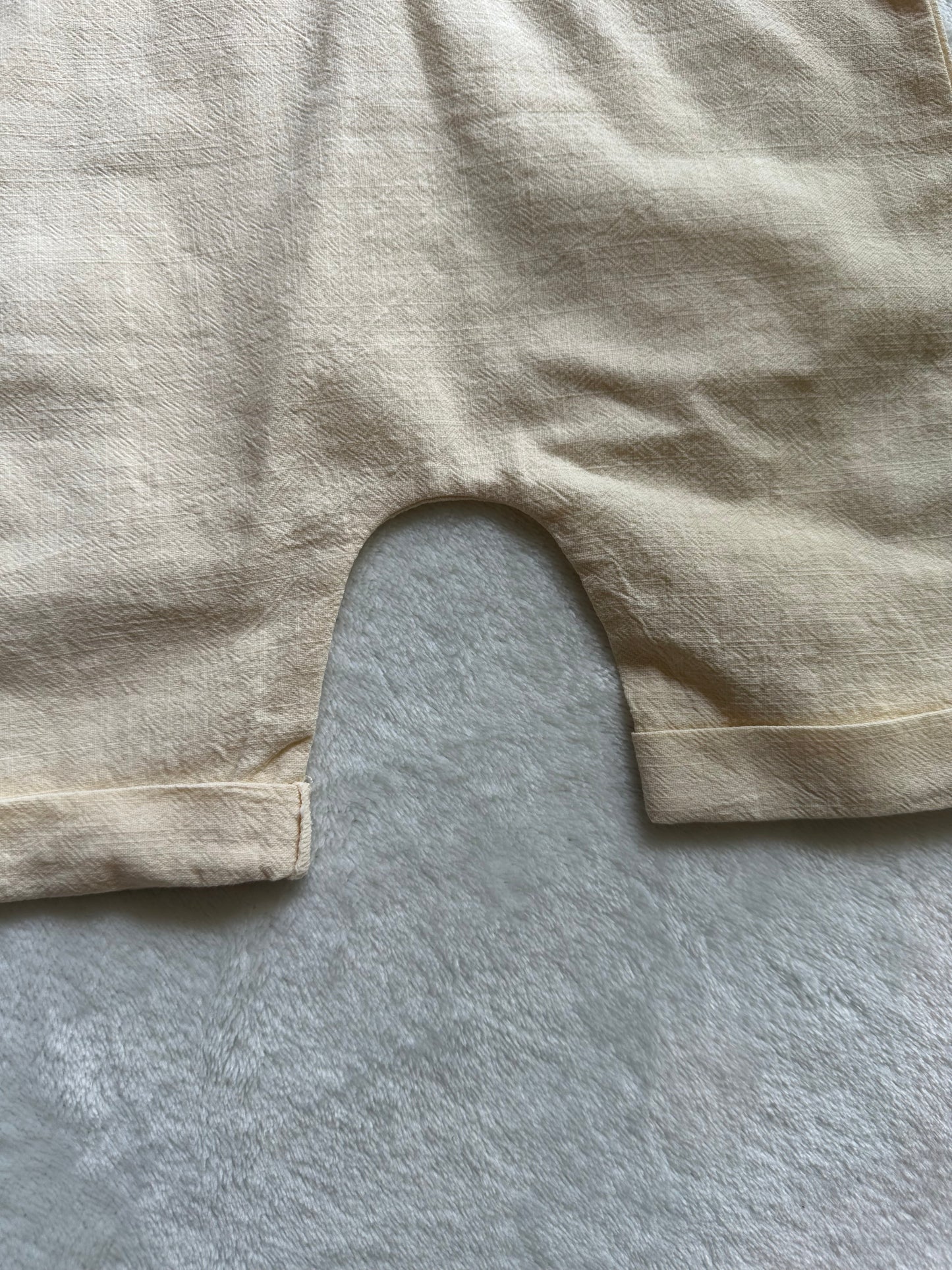 Pure Linen Σαλοπετάκι Μπέζ/ Λευκό