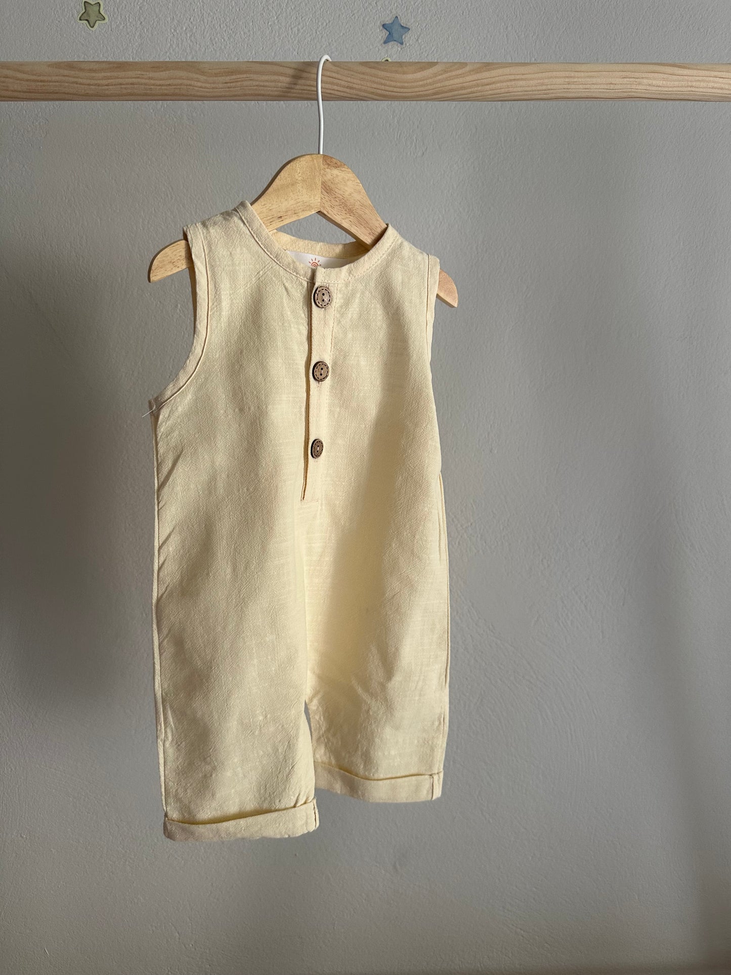Pure Linen Σαλοπετάκι Μπέζ/ Λευκό