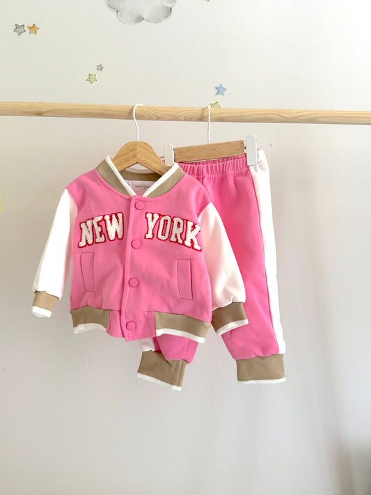 Little Explorer Σετ Φόρμας Ρόζ