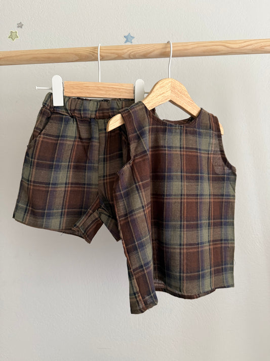 Sweet Pea Καρό σέτ