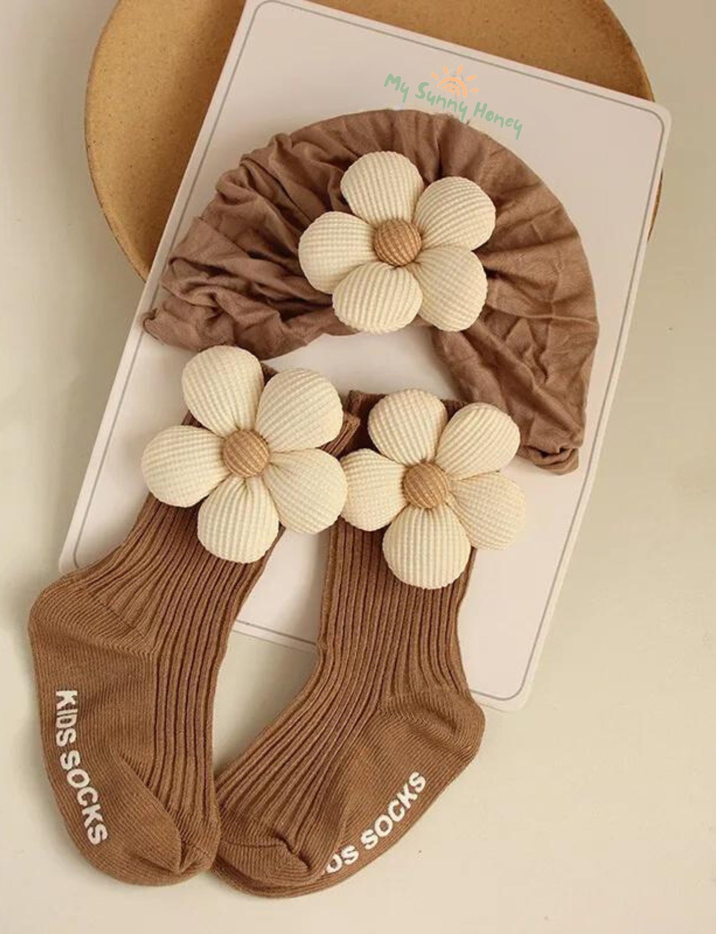 Petite Bows Set Brown